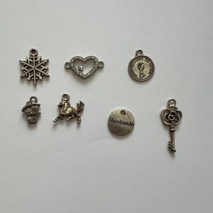 Vintage sterling silver charms
